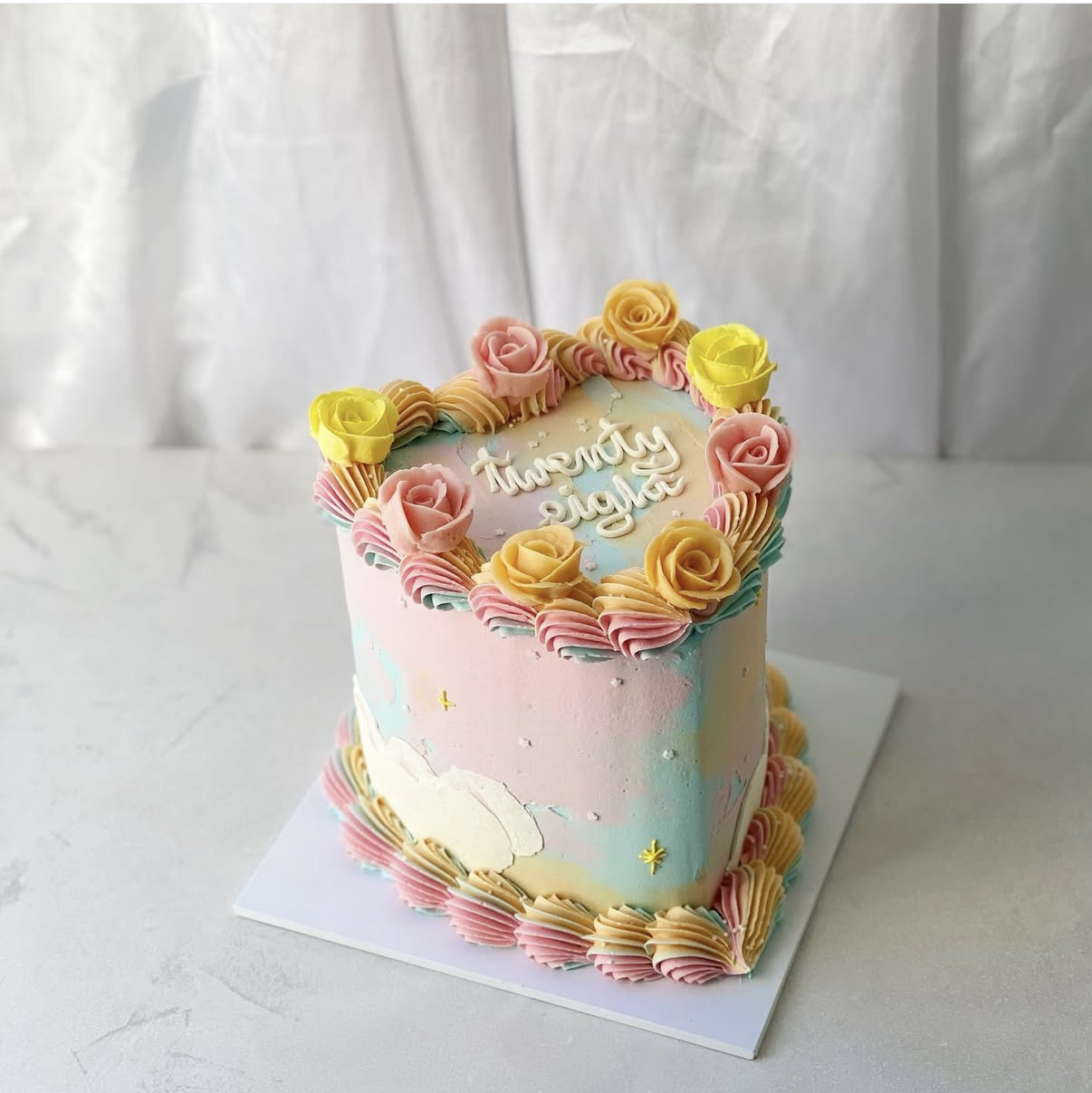 Birthday cake design 7